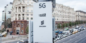 An Ericsson 5G micro base station in an urban environment (photo: Ericsson)